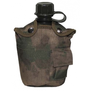 Cantimplora Militar MFH con Funda HDT Camo FG