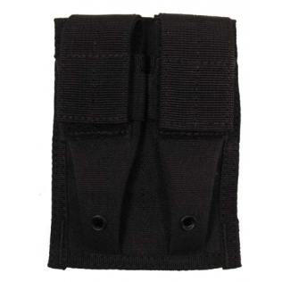 Funda Cargador Doble Pequeña Molle MFH Negra