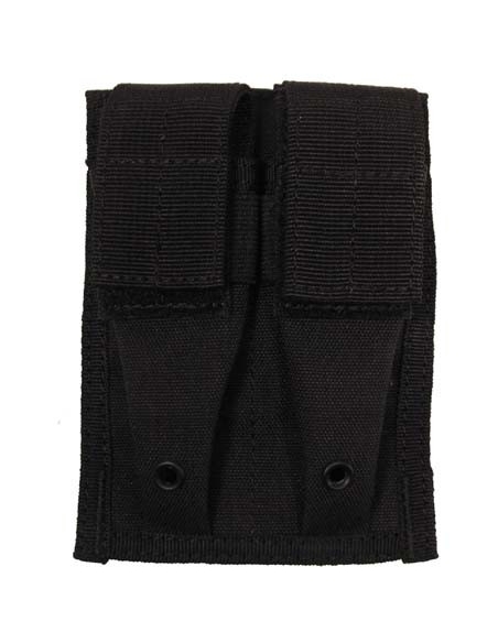 Funda Cargador Doble Pequeña Molle MFH Negra