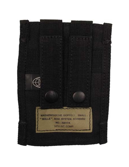 ComprarFunda Cargador Doble Pequeña Molle MFH Negra