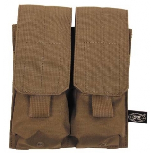 Funda Cargador Doble Molle MFH Coyote