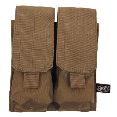 Funda Cargador Doble Molle MFH Coyote