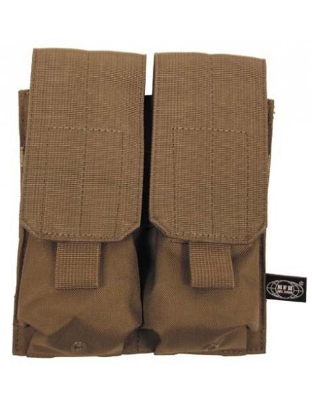 Funda Cargador Doble Molle MFH Coyote
