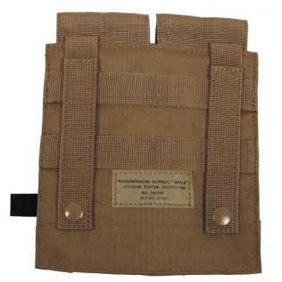 Funda Cargador Doble Molle MFH Coyote 2
