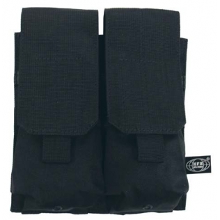 Funda Cargador Doble Molle MFH Negra