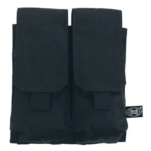 Funda Cargador Doble Molle MFH Negra