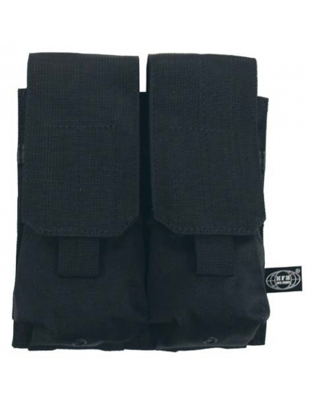 Funda Cargador Doble Molle MFH Negra
