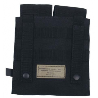 Funda Cargador Doble Molle MFH Negra 2