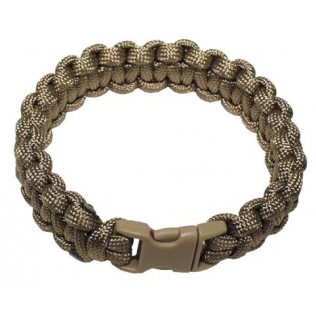 Pulsera Paracord Coyote MFH
