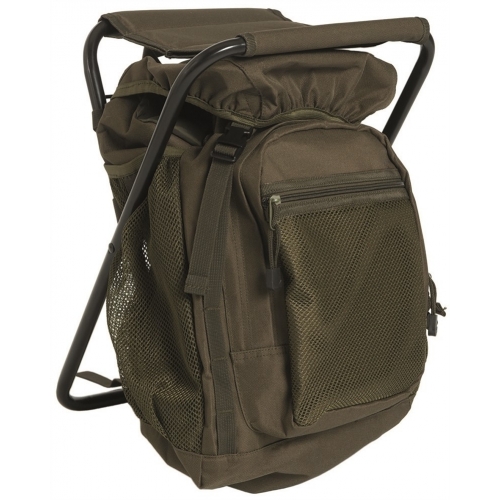 Mochila Táctica Militar MilTec Asiento 20 Litros Verde
