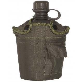 Cantimplora Militar MilTec con Cazo Verde