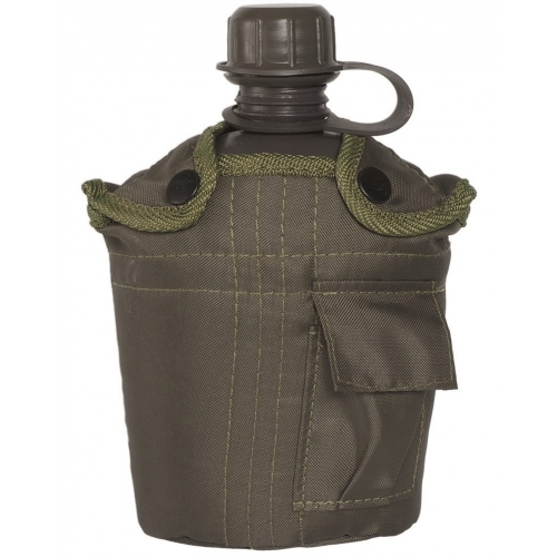 Cantimplora Militar MilTec con Cazo Verde