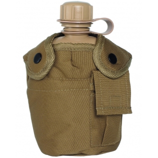 Cantimplora Militar MilTec con Cazo Coyote