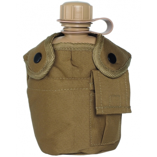 Cantimplora Militar MilTec con Cazo Coyote