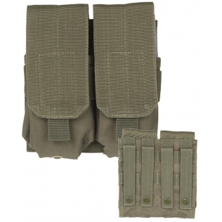 Funda Cargador Doble Molle MilTec Verde