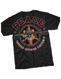 Camiseta Peace Through 7.62 Design