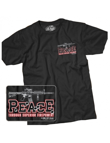 ComprarCamiseta Peace Through 7.62 Design