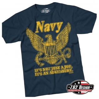 Camiseta Navy Retro 7.62 Design