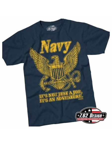 Camiseta Navy Retro 7.62 Design