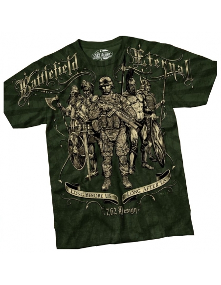 Camiseta Battlefield Verde 7.62 Design