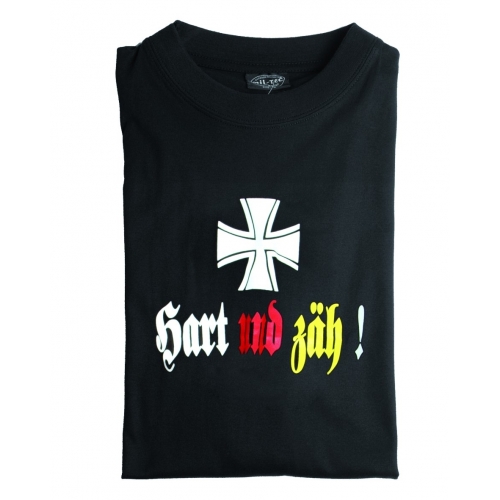 Camiseta Hart and Zäh Negra MilTec
