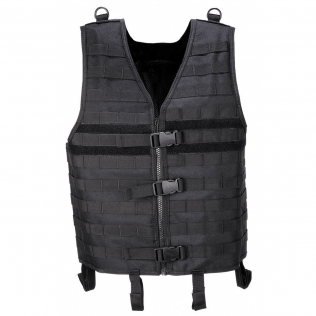 Chaleco Táctico MFH Molle Negro