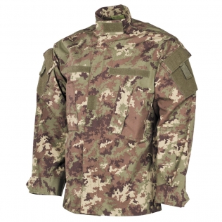 Camisa de Camuflaje ACU Vegetato Rip Stop MilTec