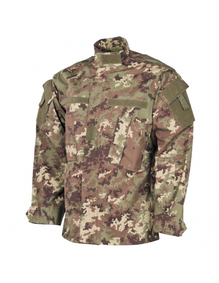Camisa de Camuflaje ACU Vegetato Rip Stop MilTec
