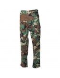 Pantalón de Camuflaje Woodland BDU Rip Stop MFH