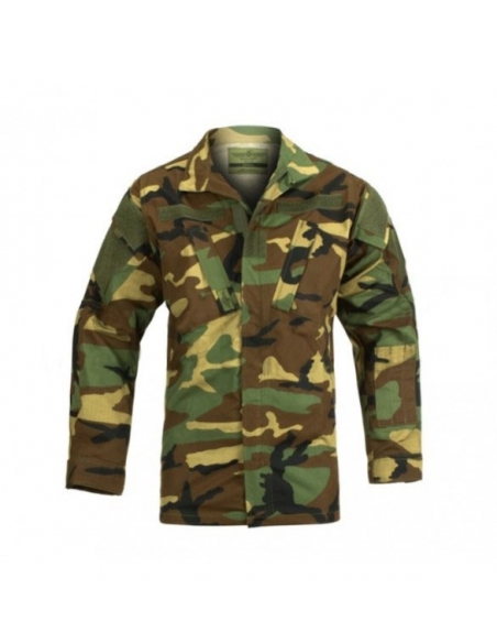 Camisa de Camuflaje TDU Woodland Rip Stop Claw Gear