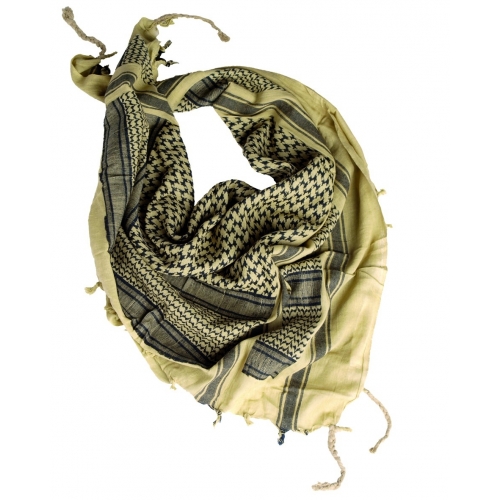 Pañuelo Camuflaje Shemagh MilTec Coyote y Negro