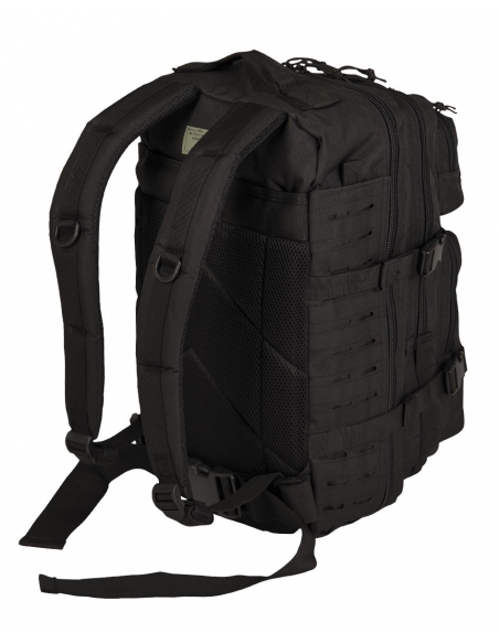 ComprarMochila Táctica Militar MilTec US Assault LG 36 Litros Laser Cut Negra con Velcro