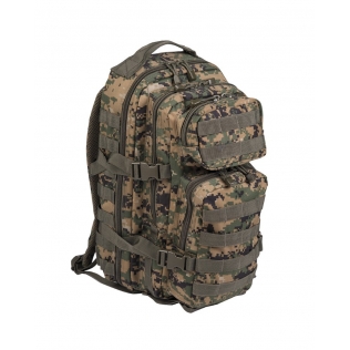 Mochila Táctica Militar MilTec US Assault SM 20 Litros Digital Woodland