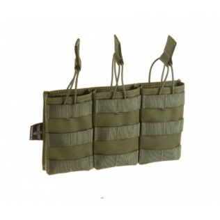 Portacargador Triple Molle 5.56 Invader Gear Verde