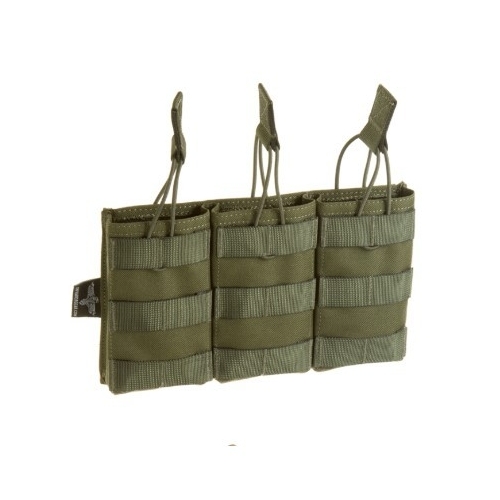 Portacargador Triple Molle 5.56 Invader Gear Verde