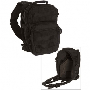 Bandolera Táctica MilTec One Strap Assault LG Negra 2