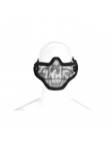 Máscara Táctica de Acero Cabeza de la Muerte Invader Gear Negra