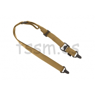 Correa Táctica Portafusil 2 Puntos Invader Gear FS3 Coyote 2