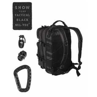 Mochila Táctica Militar MilTec US Assault SM 20 Litros Tactical Black 2