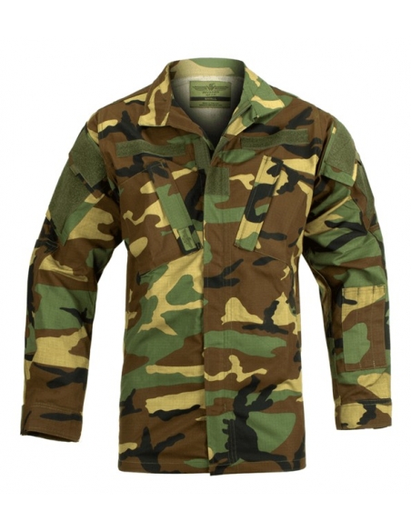 Camisa de Camuflaje Woodland TDU Revenger Invader Gear