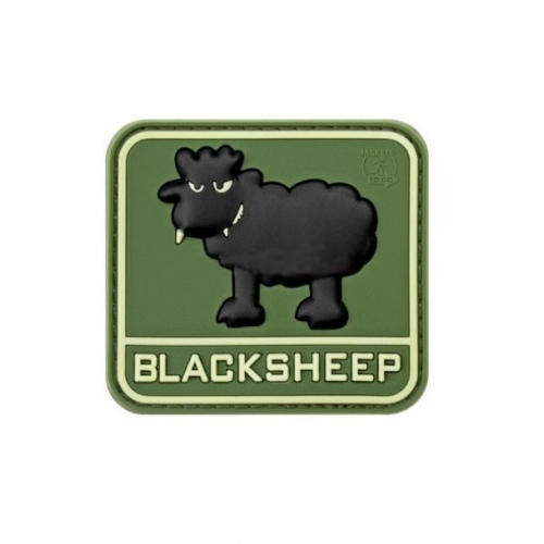 Parche de Goma 3D Black Sheep Fores JTG