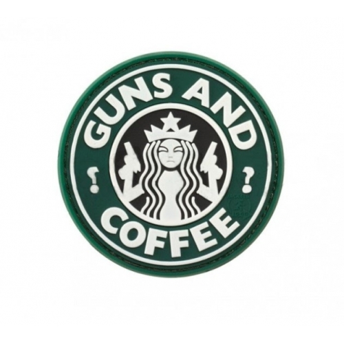 Parche de Goma 3D Guns and Coffee Rubber JTG