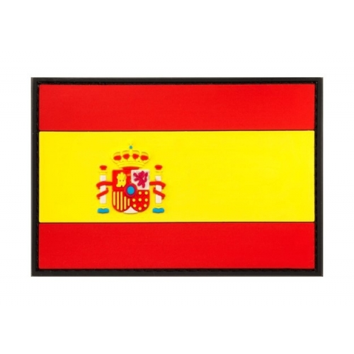 PARCHE PVC 3D BANDERA ESPAÑA 8x5cm