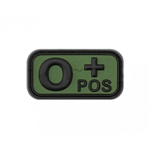 Parche de Goma 3D O Positivo Forest JTG