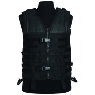 Chaleco Táctico MilTec Molle Carrier Negro