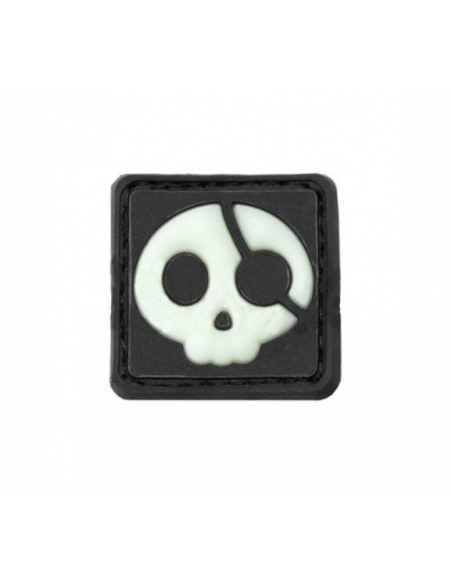 Parche de Goma 3D Pirata de Halloween Glow in the Dark JTG