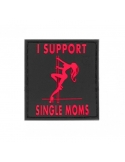 Parche de Goma 3D I Support Single Moms Blackmedic JTG