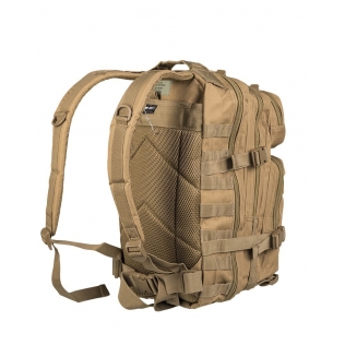 Mochila Táctica Militar MilTec US Assault SM 20 Litros Coyote con Velcro Frontal 2