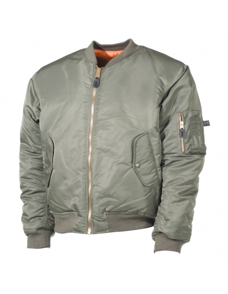 Cazadora Bomber MA1 Verde MFH