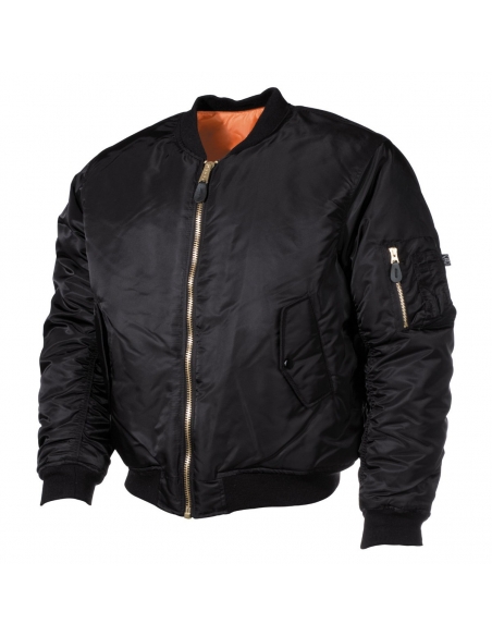 Cazadora Bomber MA1 Negra MFH
